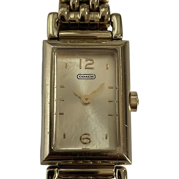 Auth COACH CA.66.7.34.0623 Unconfirmed Gold Women's Wrist Watch - Picture 1 of 5